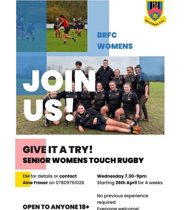 WOMENS TOUCH RUGBY 🏉
